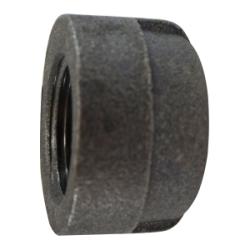 69481 - 4 in Female NPT Cap, Malleable Iron, Black Finish, 300 lb Pressure Rated