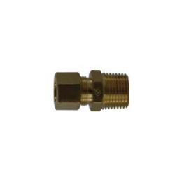 700088-0402 - 1/4-in Compression x 1/8-in Male NPTF Lead-Free Brass Tank Connector