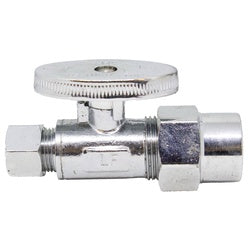 746567 - Brass Straight Supply Stop 1/2 x 3/8-in CPVC Compression Connection
