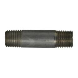 76020 - 1/4 in MPT x 1/4 in MPT Aluminum Pipe Nipple, Close Length