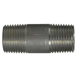 76072 - 8 in Aluminum Pipe Nipple with 1/2 in MPT Connections