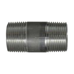 76080 - 3/4 in MPT Aluminum Close Pipe Nipple Fitting
