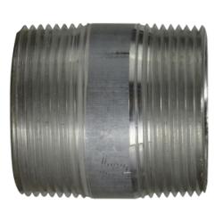 76142 - 1-1/2 in MPT x 1-1/2 in MPT Aluminum Pipe Nipple, 2-1/2 in Length