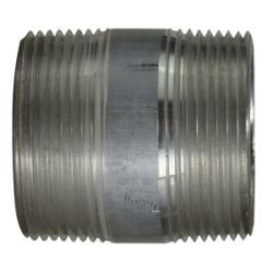 76146 - 1-1/2 in MPT x 1-1/2 in MPT Aluminum Pipe Nipple, 4-1/2 in Length