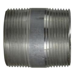 76147 - 1-1/2 in MPT x 1-1/2 in MPT Aluminum Pipe Nipple, 5 in Long