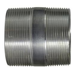76224 - 4 in x 4 in Male Pipe Thread Aluminum Nipple, 4-1/2 in Length