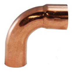 77156 - 5/8 in x 5/8 in Wrot Copper 90-Degree Long Turn Street Elbow
