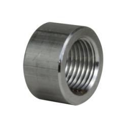 79771 - Aluminum Half Coupling - 1/4 in FPT x 1/4 in Threaded Connection