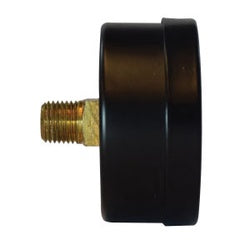 80512 - 1-1/2 in Pneumatic Pressure Gauge, 0 to 30 psi, 1/8 in NPT Connection, Steel Enclosure