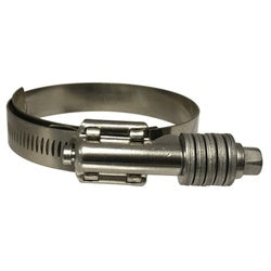 842250 - 1-3/4 in to 2-5/8 in Constant Torque Hose Clamp, 304 Stainless Steel, 130 in-lb Torque Rating