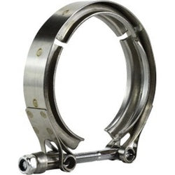 843388 - 3.88 in V Band Hose Clamp, 7/8 in W, 0.04 in Thick, Stainless Steel