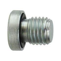 8555H8 - M8 x 1 Steel Hollow Hex Plug, Male Metric, 375°F Max Temperature