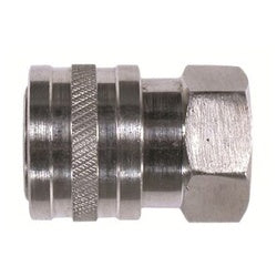 86036SS - 3/8 in Female Pipe Thread Stainless Steel Quick Disconnect Coupler, 6000 psi, 10.5 GPM