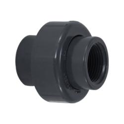 898020 - 2-in FPT x 2-in FPT Gray PVC Union Fitting