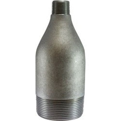 93139 - Steel Zinc-Plated Swage Nipple SCH 40, 6 in x 3 in Connections
