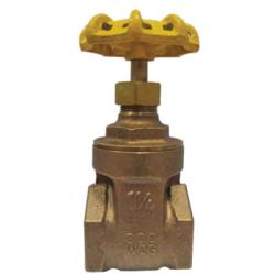 939134 - 1-in FPT x FPT Gate Valve, Bronze Body, 300 psi, 54 mm Length