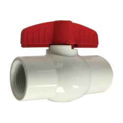 940284 - 1/2 in PVC Ball Valve FIP x FIP, 150 psi, 1/4 Turn Handle