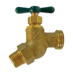 942111LF - 3/4 in Heavy-Duty Cast Brass Hose Bibb Valve MIP x MHT Connection