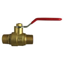 944111 - Mini Ball Valve 1/4 x 1/2-in Forged Brass with Male Pipe Threads