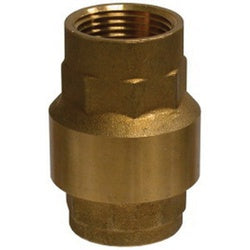 944409V - 2-1/2 in FPT x FPT Brass In-Line Check Valve with Fluoroelastomer Seal