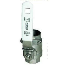 945209 - 2-1/2 in 316 Stainless Steel In-Line Ball Valve with Locking Mechanism