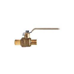 945640LF - 3/4 x 3/4 in Lead-Free PEX x PEX Ball Valve in Stainless Steel and Brass