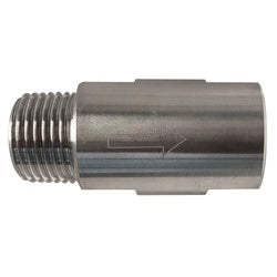949473 - 1/2 in MPT x FPT 316 Stainless Steel Spring Check Valve, 2.165 in Length