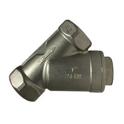 949521 - 1/4 in FPT Wye Strainer, 316 Stainless Steel, #40 Mesh, 800 psi Rating