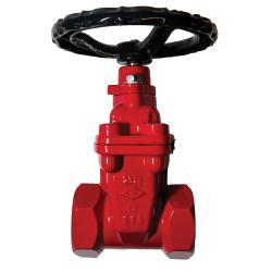 9640TH2 - 2 in IPS x IPS Gate Valve with Ductile Iron Body, 210 mm Top to Inlet Center