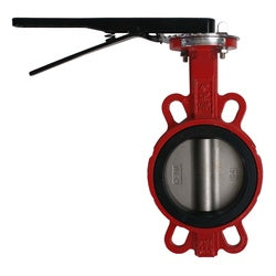 9650L10SE - 10 in Ductile Iron Wafer-Style Butterfly Valve with Stainless Steel Disc