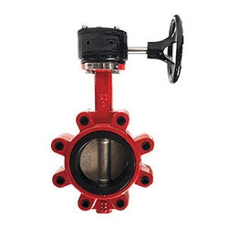 9660G4SE - 4 in Ductile Iron Lug-Style Butterfly Valve with Stainless Steel Disc and EPDM Seat