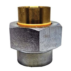 973110LF - 1/2 in Compression x 1/2 in FIP Steel Dielectric Union Fitting