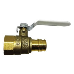 973635LF - 1/2 x 1/2 in Lead-Free Brass Ball Valve with PEX to FNPT Connection