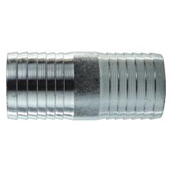 973900 - 1/2-in Barbed Hose Coupling, Galvanized Steel, 150 psi Rating