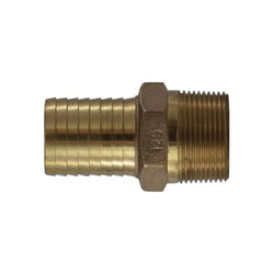 973925 - 3/4 in Barbed to 3/4 in MIP Brass Adapter, Max 150 psi