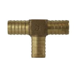 973967 - Bronze Tee Fitting, 1-1/4 in Barbed x 1-1/4 in Barbed x 1-1/4 in Barbed, 150 psi