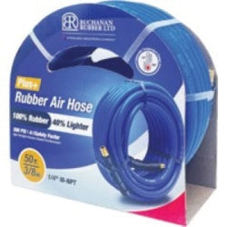 BAIRLT-025-300BM45-25 - 1/4 x 1/4 in Rubber Air Hose, 25 ft EPDM Blue with Reinforcement