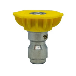 DX251550 - Stainless Steel Quick Disconnect Spray Nozzle, 1/4 in, 5 gpm, 15° Spray Angle, 4000 psi