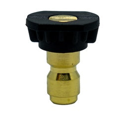 DX256500 - 1/4 in Brass Quick Disconnect Detergent Nozzle, 600 psi, 65° Spray Angle, 300°F