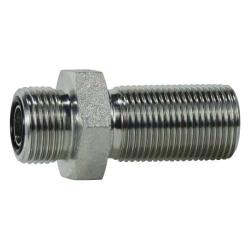 FS27001010 - 5/8-in Male O-Ring Face Seal Bulkhead Union, 2.62 in Steel Fitting