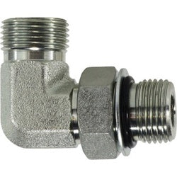 FS68011612 - 90° Steel Elbow Fitting - 1-7/16 in x 1-1/16 in Male ORFS/ORB