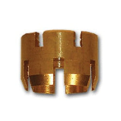 HE60-8 - 1/2 in Brass Hose End Sleeve with Barbed Connection