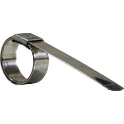 KS3 - 13/16 in Nominal Size, 3/8 in Width, 0.025 in Thick Stainless Steel Preformed Clamp