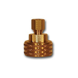 LF124GH - 3/4 in Compression Fitting x 1/4 in Female Garden Hose Swivel - Lead-Free Brass