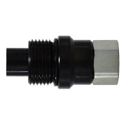 LSQVEP34PF - 3/4-in Female NPT Flat Face Thread Lock Steel Plug, 2.13 in Diameter x 4.49 in Length