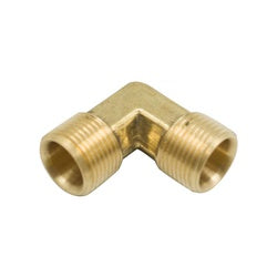 19126 - 3/8-in Compression Forged Brass 90-Degree Union Elbow Fitting