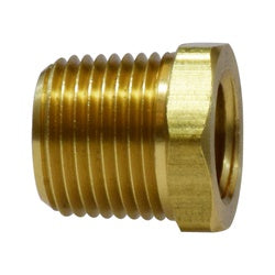 28102L - Brass Hex Bushing - 1/4-in Male NPTF x 1/8-in Female NPTF, 1200 psi, -65 to 250 °F