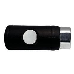 28560SC - 1/4-in x 1/4-in Female NPT Safety Coupler, Nylon and Aluminum Material
