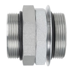 6403AO8 - Steel Adjustable Union - 1/2-in Male O-Ring Boss x 1/2-in Male O-Ring Boss