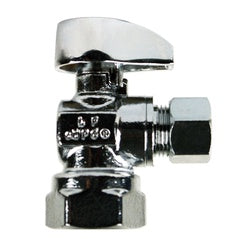 746446MH - 90-Degree Supply Stop Valve - 1/2-in x 3/8-in Chrome-Plated Brass